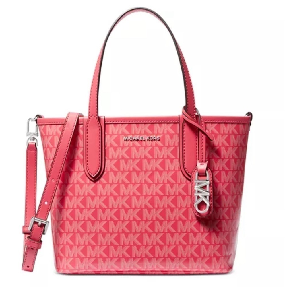 MICHAEL MICHAEL KORS Logo Eliza Extra Small East West Open Tote